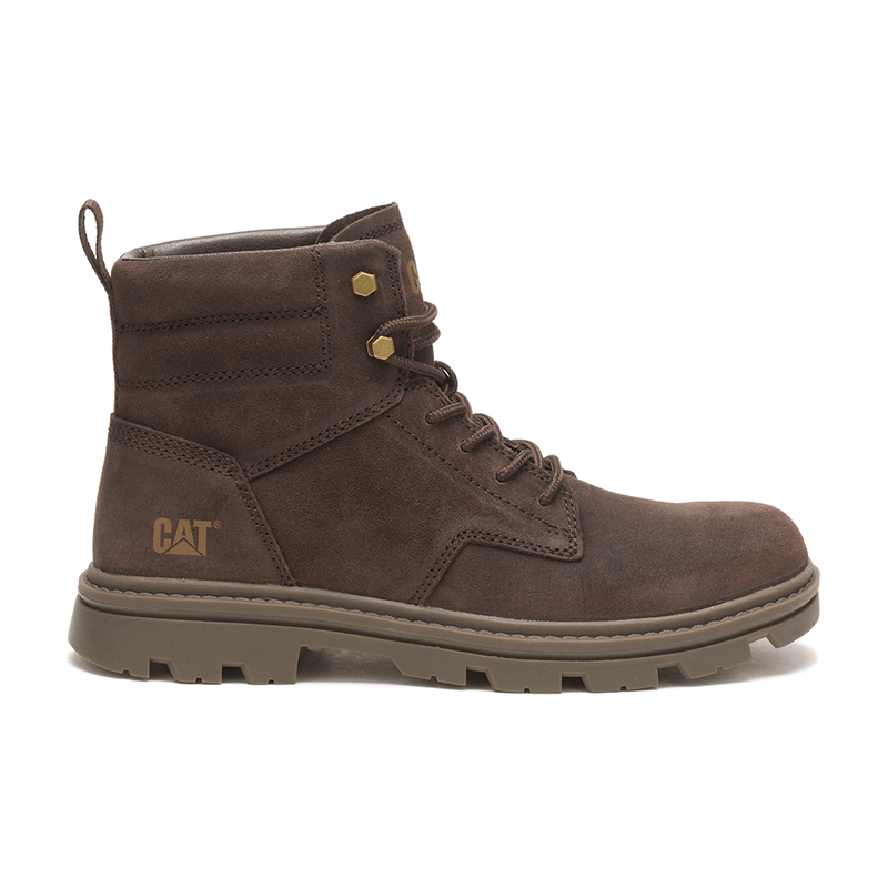 Bota Masculina Caterpillar em Couro Marrom