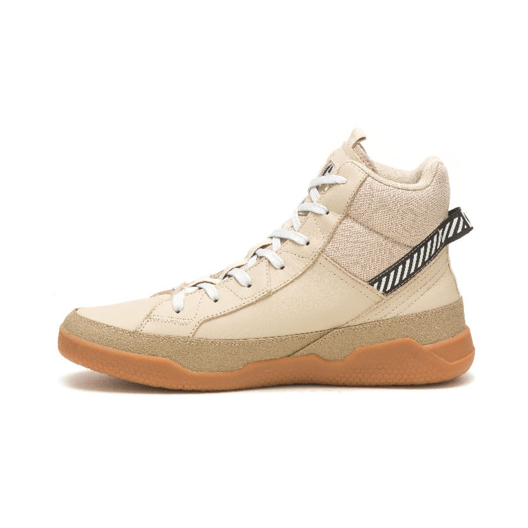 Tênis Caterpillar Original Hex Hi Utility Masculino Bege - Oxford Tan
